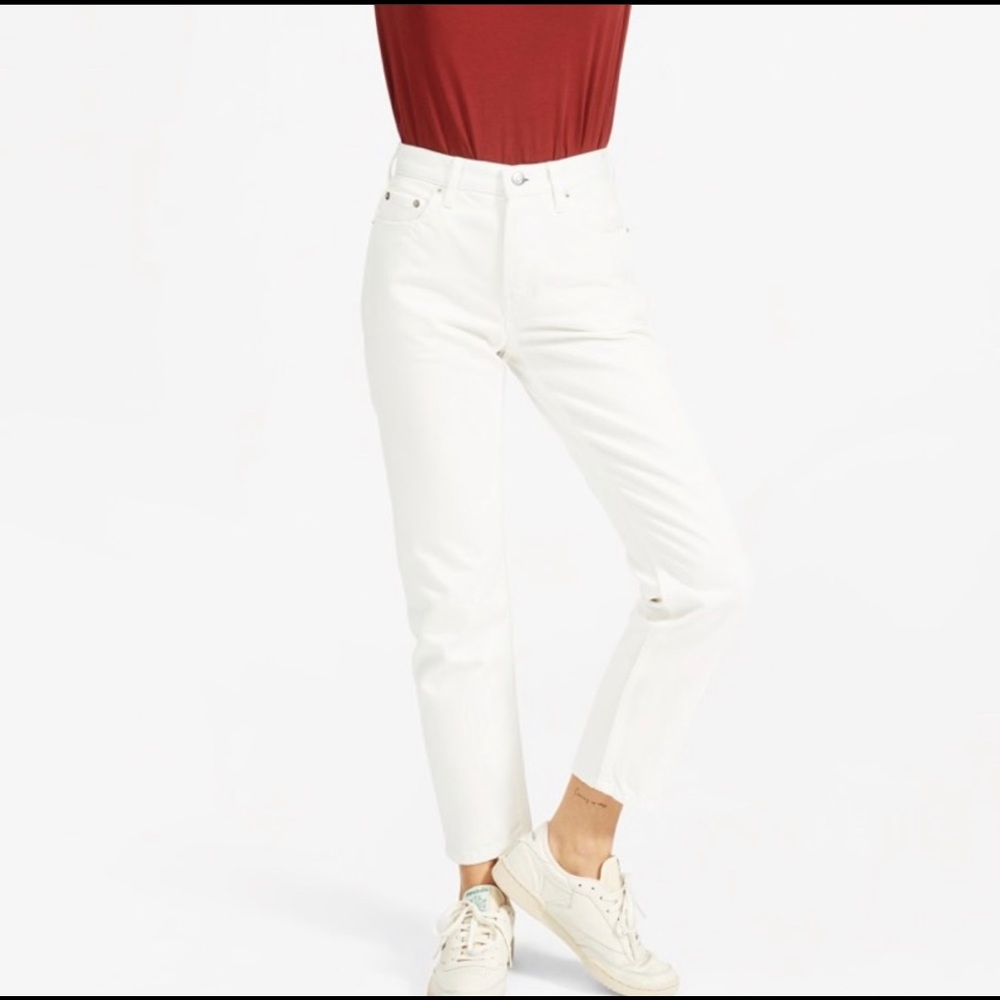 Everlane High-Rise Cheeky Straight Jeans